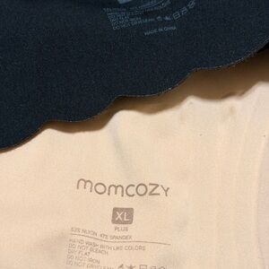 momCOZY Seamless Comfort Bra - Black & Nude